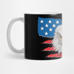 Low Poly Eagle Wild Animal USA Mug